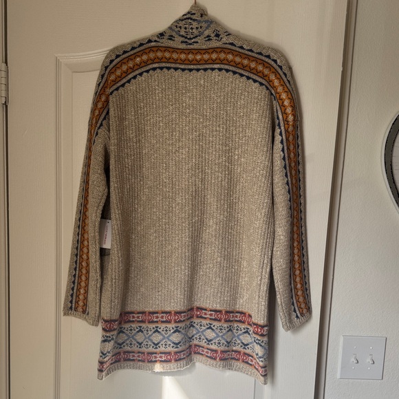 Lucky Brand patterned knitted oversize sweater - Picture 4 of 4
